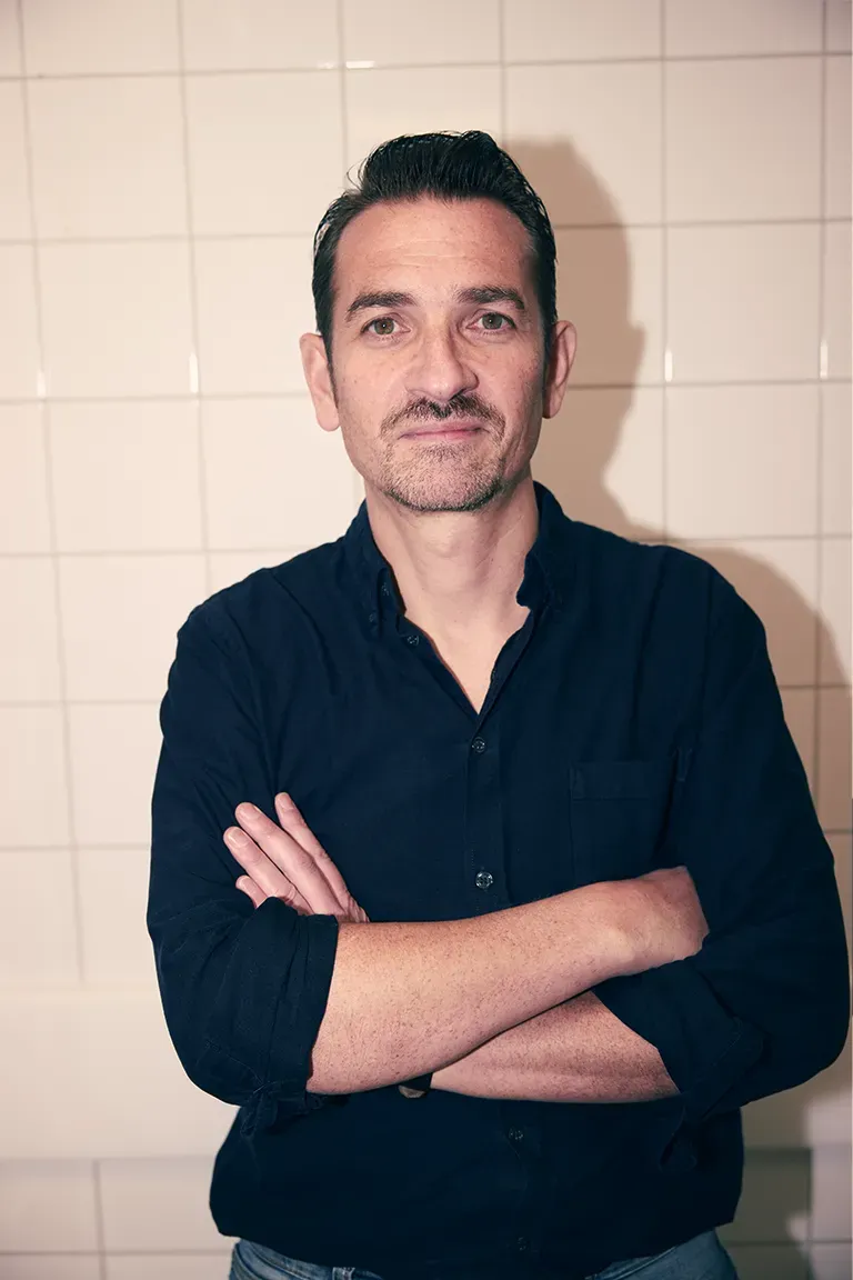 An image with Patrick Olsson the managing director of Belle Maison.