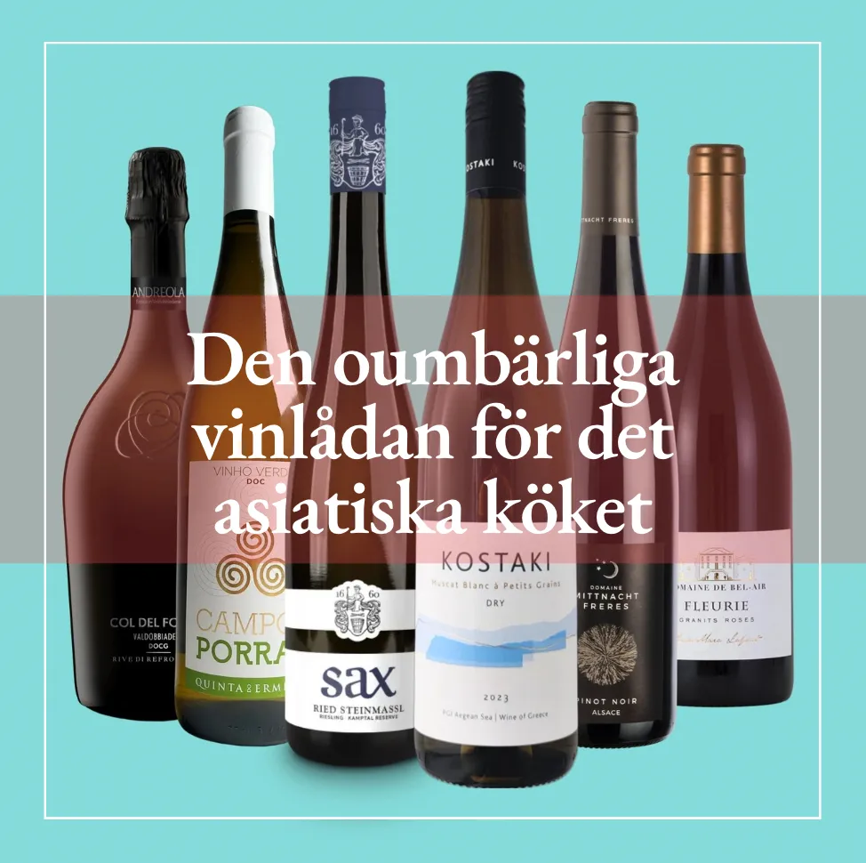 Bild på den asiatiska vinlådan för kampanj.